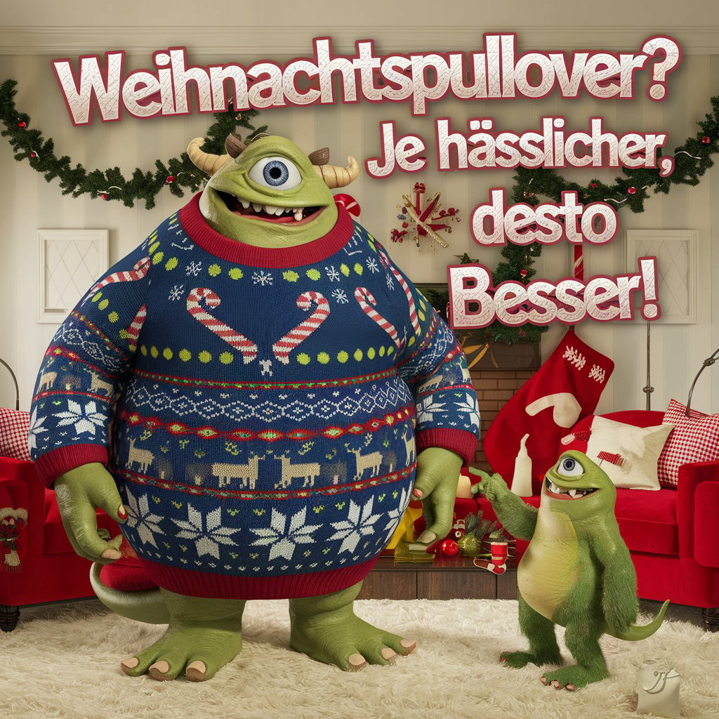 Weihnachtspullover? Je hässlicher, desto besser!