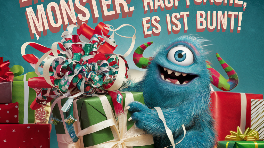 Einpacken wie ein Monster - Hauptsache es ist bunt!